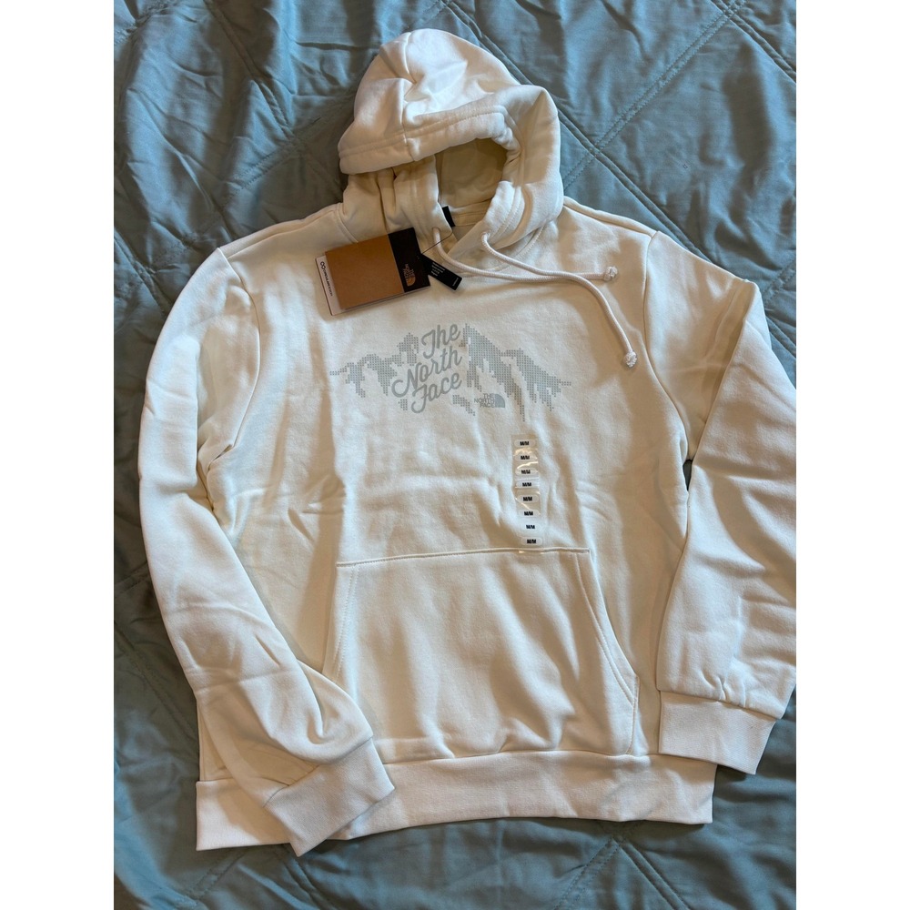 The North Face Womens Sparkle Hoodie White Dune Size Medium